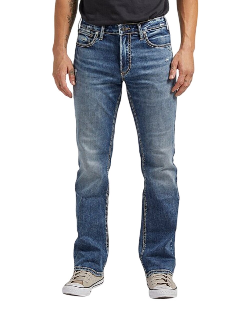 Banana Republic Men's Athletic Faded Blue Straight-Leg Jeans Size 34 X 32